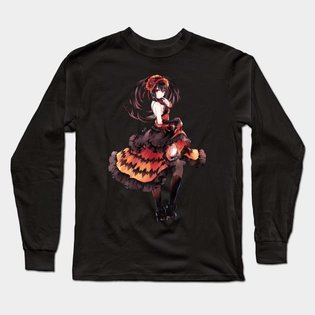 Kurumi Tokisaki T-shirt, Date a Live Long Sleeve T-Shirt by orboffails